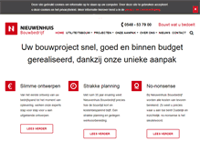 Tablet Screenshot of bouwbedrijfnieuwenhuis.nl